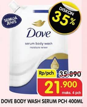Promo Harga Dove Body Wash All Variants 400 ml - Superindo
