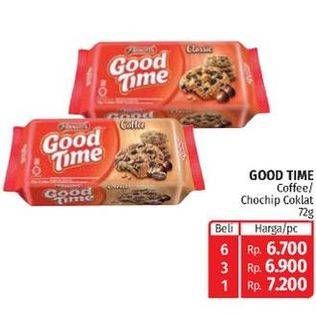 Promo Harga Good Time Cookies Chocochips Coffee, Double Choc 72 gr - Lotte Grosir