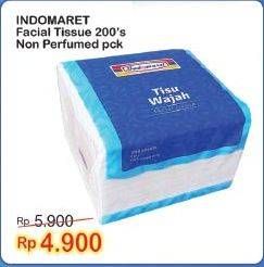 Promo Harga INDOMARET Facial Tissue Non Perfumed 200 pcs - Indomaret
