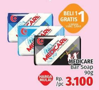 Promo Harga MEDICARE Bar Soap 90 gr - LotteMart