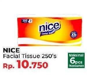 Promo Harga NICE Facial Tissue 250 pcs - Yogya