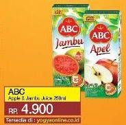 Promo Harga ABC Juice Apel, Jambu 250 ml - Yogya