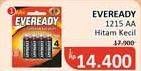 Promo Harga Eveready Battery D-1215 Hitam Kecil 4 pcs - Alfamidi