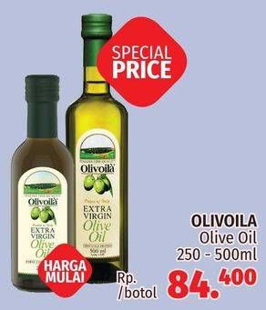 Promo Harga OLIVOILA Minyak Zaitun Extra Virgin 250 ml - LotteMart