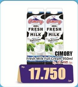 Promo Harga Cimory Fresh Milk Full Cream 950 ml - Hari Hari