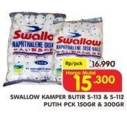 Promo Harga SWALLOW Naphthalene Disk Ball S-113, S-112  - Superindo