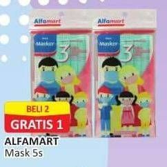 Promo Harga ALFAMART Masker 5 pcs - Alfamart