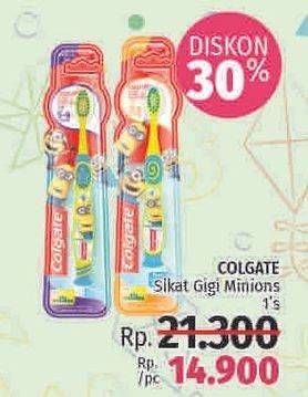 Promo Harga COLGATE Toothbrush Minion Smile  - LotteMart
