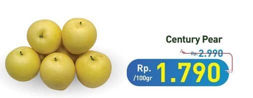 Promo Harga Pear Century per 100 gr - Hypermart