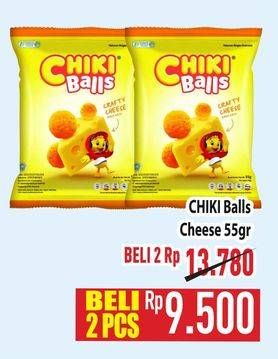 Promo Harga Chiki Balls Chicken Snack Crafty Cheese 55 gr - Hypermart