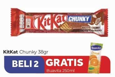 Promo Harga KIT KAT Chunky per 2 pouch 38 gr - Carrefour
