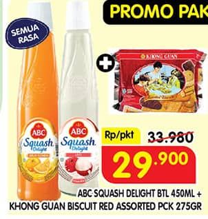 Promo Harga ABC Syrup + Khong Guan Biscuit  - Superindo