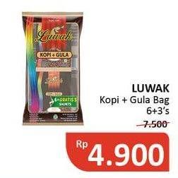 Promo Harga Luwak Kopi + Gula per 9 sachet 25 gr - Alfamidi