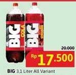 Promo Harga Aje Big Cola Minuman Soda All Variants 3100 ml - Alfamidi