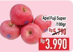 Promo Harga Apel Fuji Super per 100 gr - Hypermart