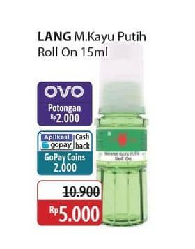 Promo Harga Cap Lang Minyak Kayu Putih Roll On 15 ml - Alfamidi