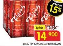 Promo Harga Sosro Teh Botol Original 200 ml - Superindo