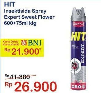 Promo Harga HIT Aerosol Expert Sweet Flower 675 ml - Indomaret