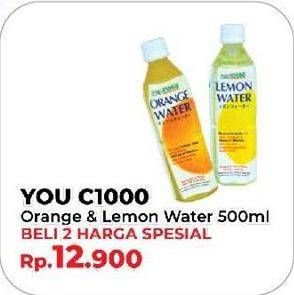 Promo Harga YOU C1000 Isotonic Drink Orange, Lemon per 2 botol 500 ml - Yogya
