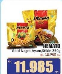 Promo Harga HEMATO GOLD Nugget Stikie, Ayam 250 gr - Hari Hari