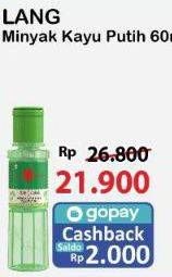 Promo Harga Cap Lang Minyak Kayu Putih 60 ml - Alfamart