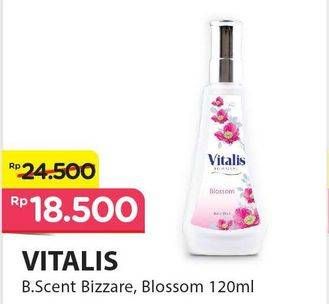 Promo Harga VITALIS Body Scent Bizzare, Blossom 120 ml - Alfamart