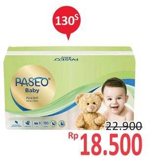 Promo Harga PASEO Baby Pure Soft 130 sheet - Alfamidi