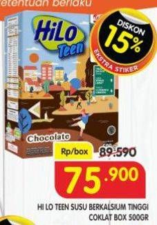 Promo Harga Hilo Teen Chocolate 500 gr - Superindo