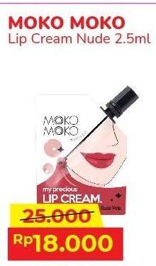 Promo Harga MOKO MOKO My Precious Lip Cream Nude Pink  - Alfamart