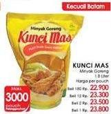 Promo Harga KUNCI MAS Minyak Goreng 1800 ml - LotteMart
