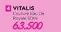Promo Harga Vitalis Eau De Toilette Royale Couture 50 ml - Watsons