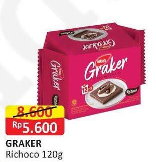 Promo Harga NABATI Graker Graham Crackers Richoco 120 gr - Alfamart