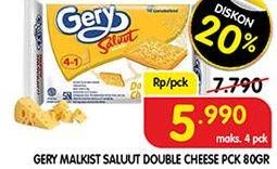 Promo Harga GERY Malkist Saluut Double Cheese 80 gr - Superindo