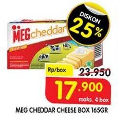 Promo Harga MEG Cheddar Cheese 165 gr - Superindo