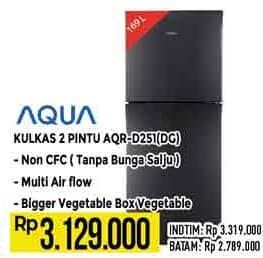 Promo Harga Aqua AQR-D251 Dark Silver (DS)  - Hypermart