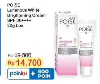 Poise Luminous White Brightening Cream SPF 36