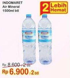 Promo Harga INDOMARET Air Mineral per 2 botol 1500 ml - Indomaret