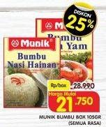 Promo Harga MUNIK Bumbu All Variants 105 gr - Superindo