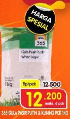 Promo Harga 365 Gula Pasir Putih, Kuning 1000 gr - Superindo