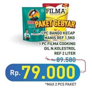 Promo Harga Bango Kecap Manis + Filma Minyak Goreng  - Hypermart