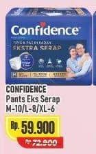 Promo Harga Confidence Adult Pants Slim & Fit Extra Absorb L8, M10, XL6 6 pcs - Alfamart