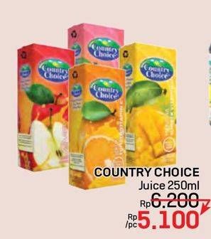 Promo Harga Country Choice Jus Buah 250 ml - LotteMart