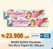 Promo Harga Silver Queen Chocolate Very Berry Yoghurt 62 gr - Indomaret