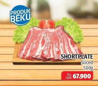 Promo Harga Beef Short Plate Slice per 500 gr - Lotte Grosir