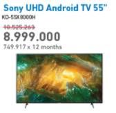 Promo Harga SONY UHD SMART TV 55"  - Electronic City