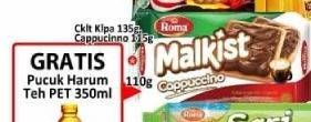 Promo Harga ROMA Malkist Cokelat Kelapa, Cappuccino 135 gr - Alfamart