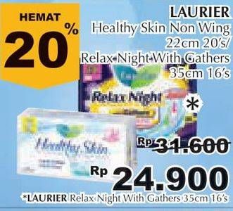 Promo Harga Laurier Relax Night Gathers 35cm 16 pcs - Giant