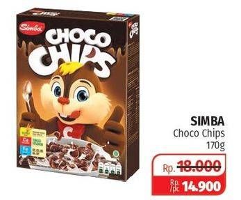 Promo Harga SIMBA Cereal Choco Chips 170 gr - Lotte Grosir