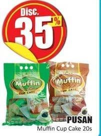 Promo Harga PUSAN Muffin Cup Cake  - Hari Hari