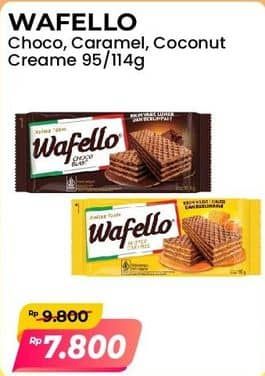 Promo Harga Roma Wafello Coconut Creme, Choco Blast, Butter Caramel 114 gr - Alfamart